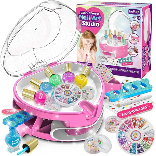 Girls nail art - art, kids
