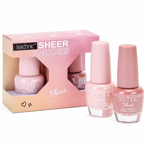 Nude nail polish - gift, set