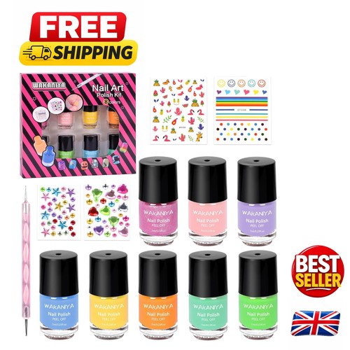 Rainbow colors kids nail - kids,