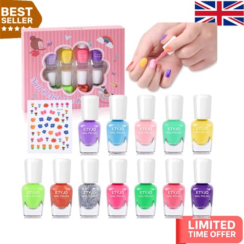 Peel off nail polish - set, for