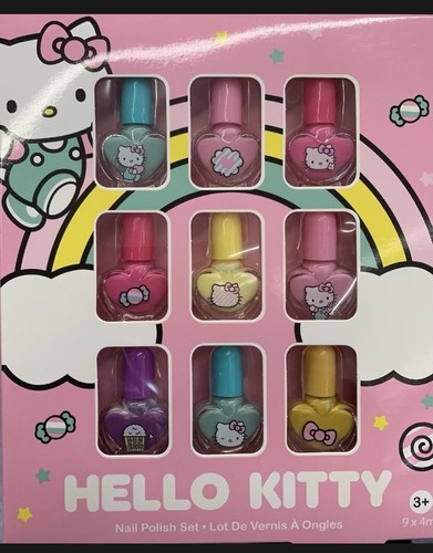 Hello kitty peelable nail - hello,