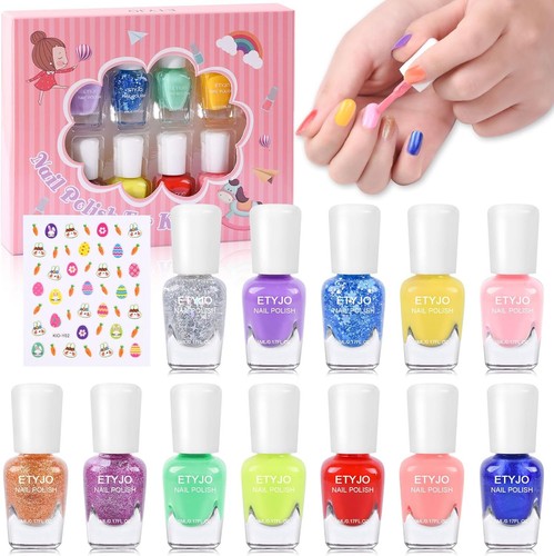 Kids rainbow nail polish set - rainbow,