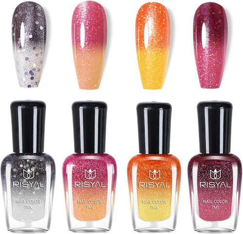 Glitter nail polish - glitter,