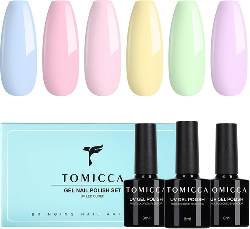 Gel nail polish set colors - polish,