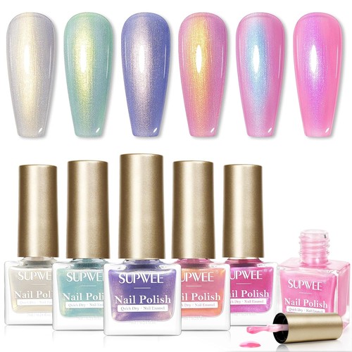 Supwee pearl nail - pearl, set
